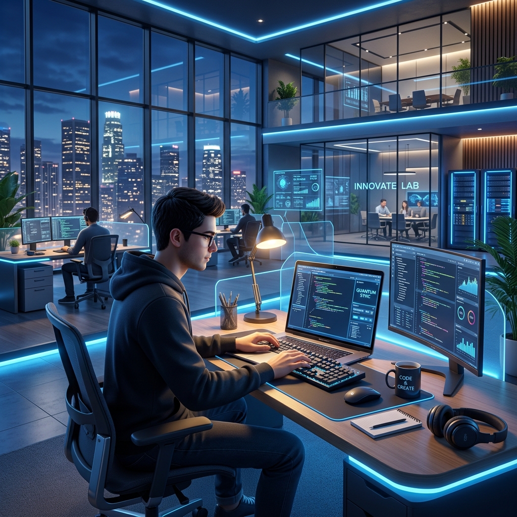 Developer working on Salesforce